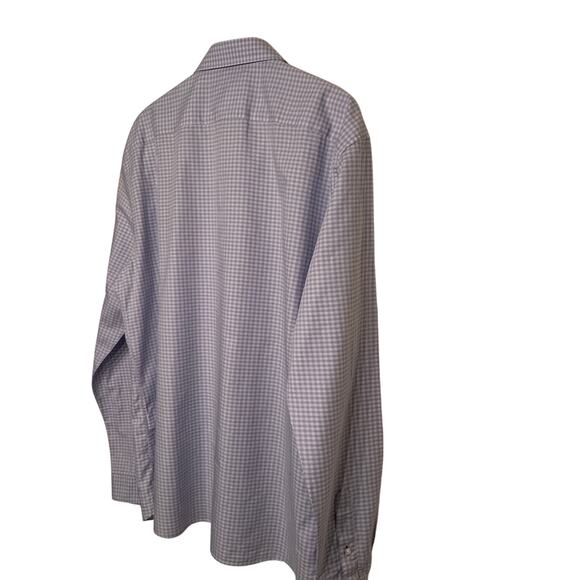 Lacoste Slim‎ Fit Men’s Gingham Button Up 46 XXL - Picture 7 of 13